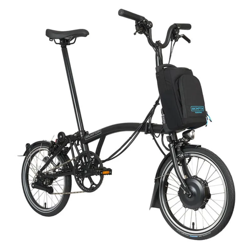 Fudges Brompton Folding Bike C Line M2L Electric Commuter Service